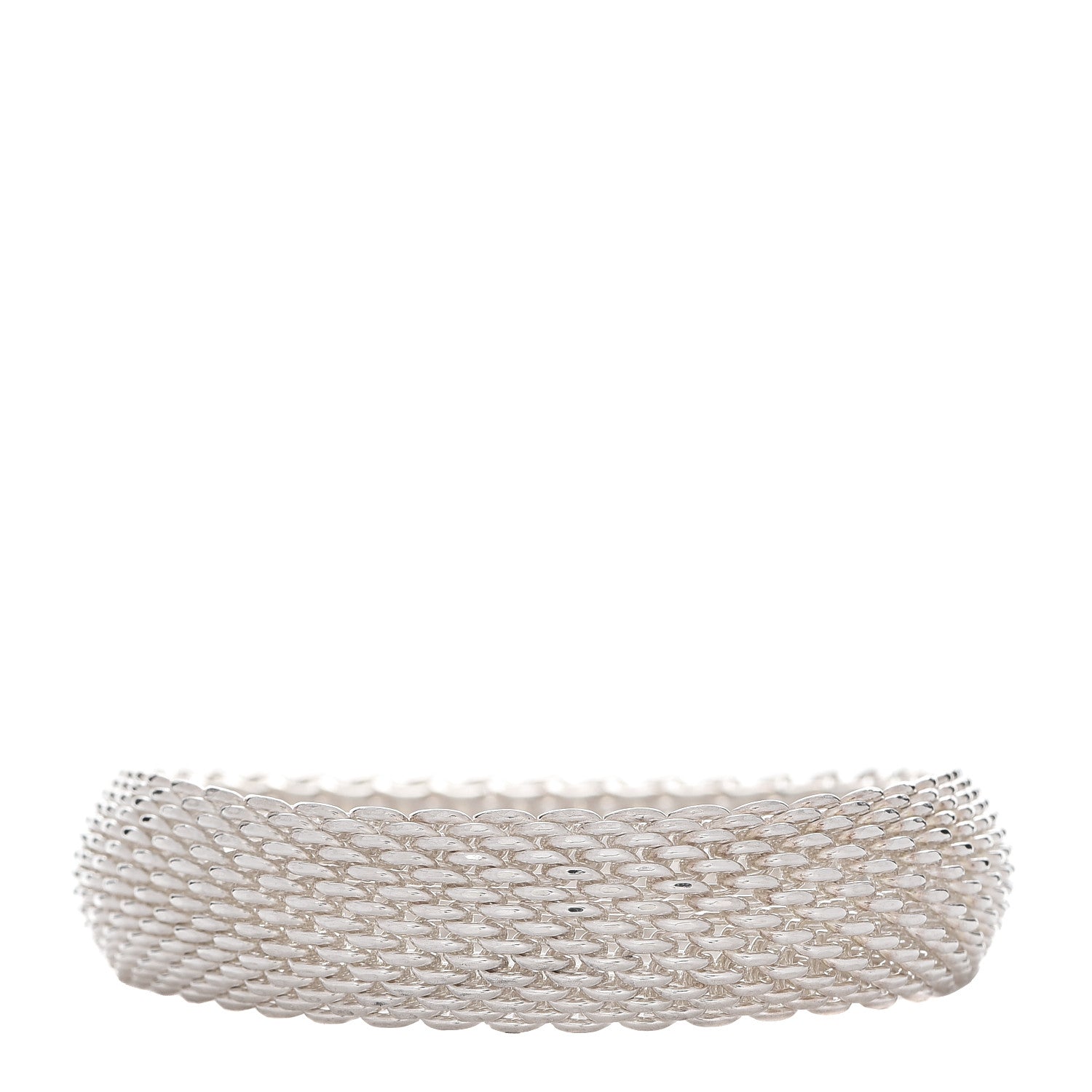 Tiffany Sterling Silver Somerset Mesh Bracelet 1 of 4