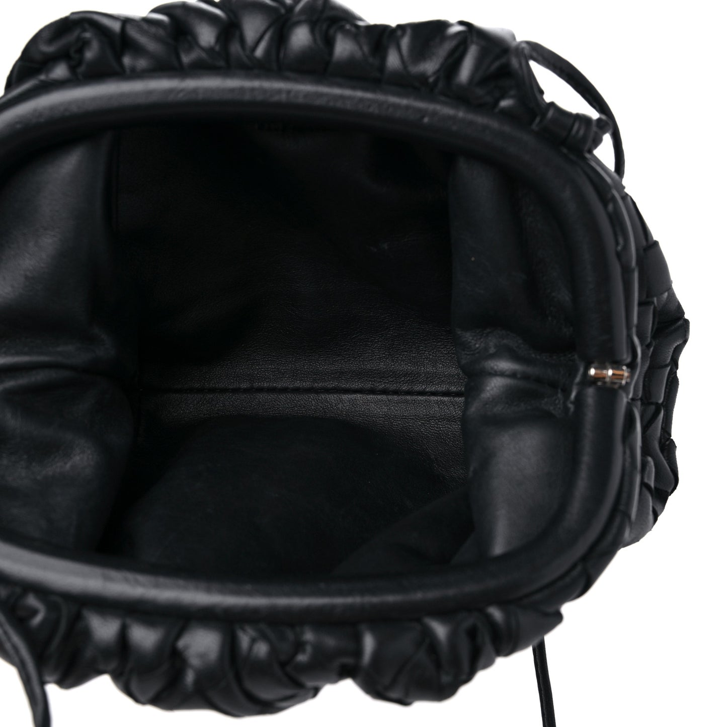 Nappa Intrecciato The Mini Pouch Black