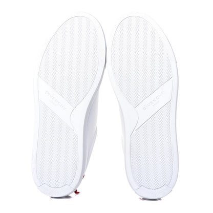 Givenchy Calfskin Womens Urban Street Sneakers 37 White Red 6 of 11