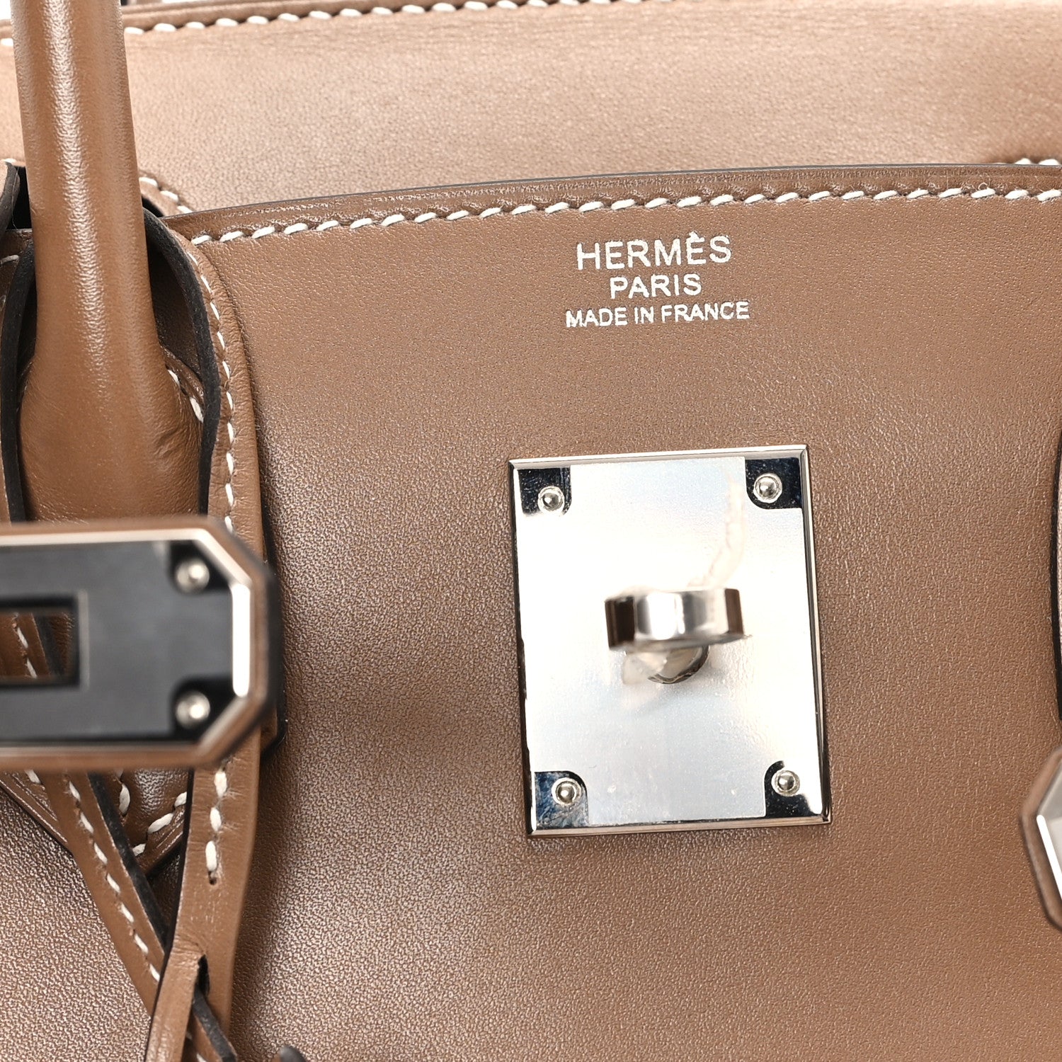Hermes Tadelakt Birkin 30 Etoupe 6 of 11