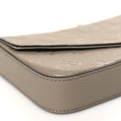 Louis Vuitton Empreinte Pochette Felicie Chain Wallet Tourterelle 9 of 10