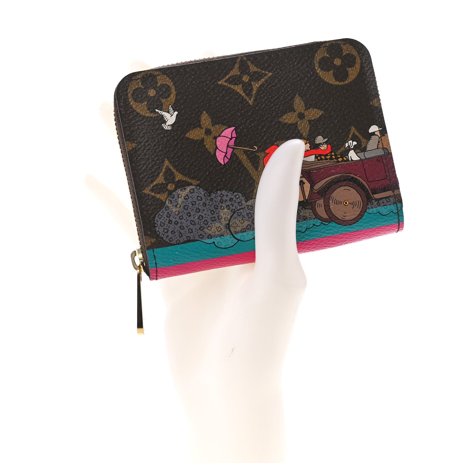 Louis Vuitton Monogram 2015 Christmas Animation Zippy Coin Purse 2 of 10