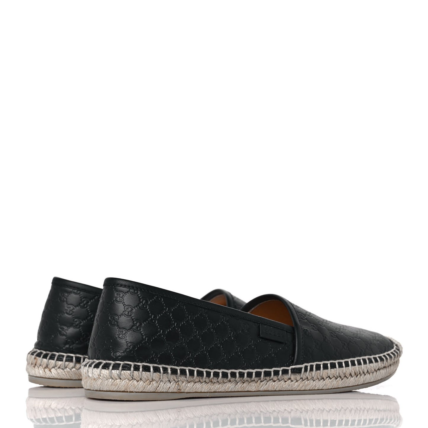 Microguccissima Signature Espadrilles 39.5 Black