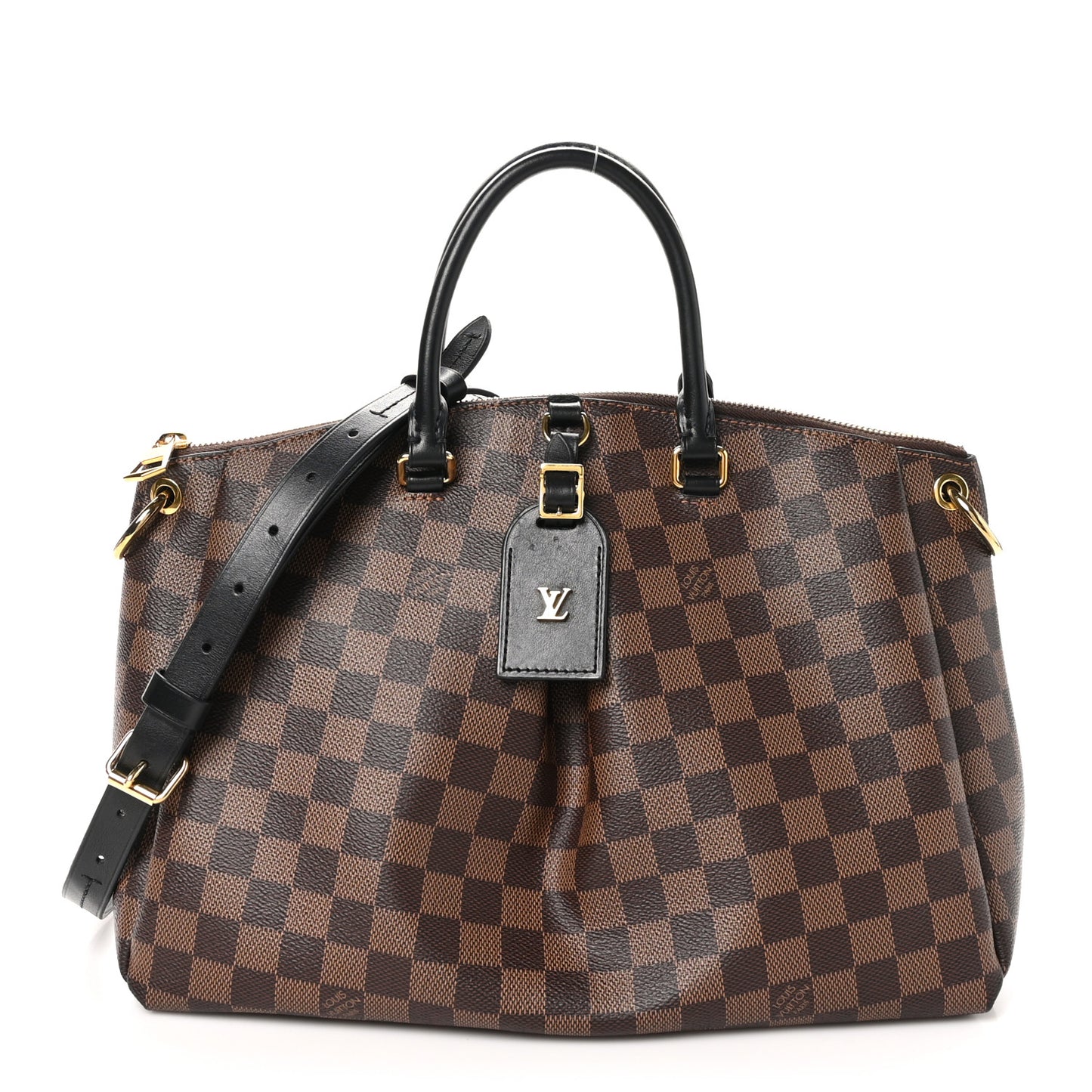 Damier Ebene Odeon Tote MM Black