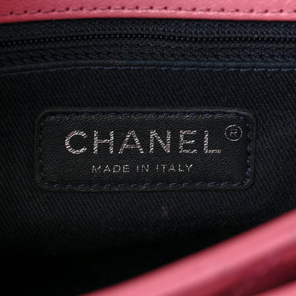 Chanel Shiny Goatskin Quilted Small Double Carry Waist Chain Flap Pink 5 of 8