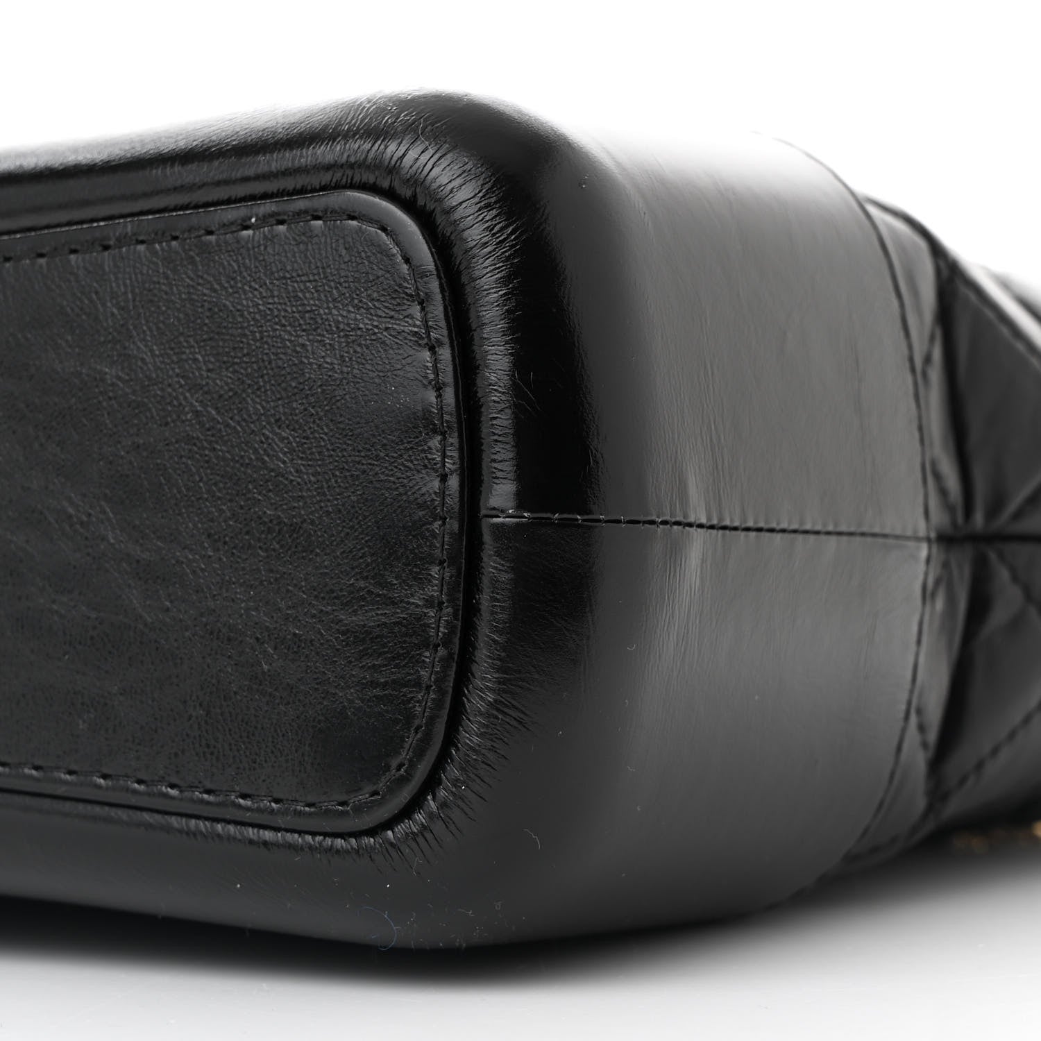Chanel Aged Calfskin Quilted Medium Gabrielle Hobo Black 10 of 10