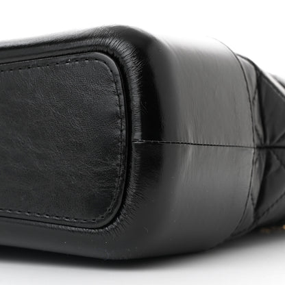 Chanel Aged Calfskin Quilted Medium Gabrielle Hobo Black 10 of 10