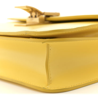 Celine Box Calfskin Teen Classic Box Flap Bag Yellow 10 of 11