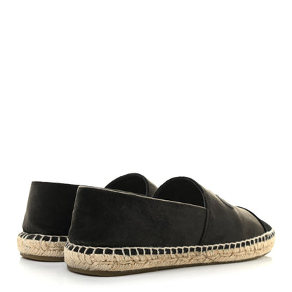 Chanel Velvet Logo Espadrilles 37 Grey Black 7 of 26