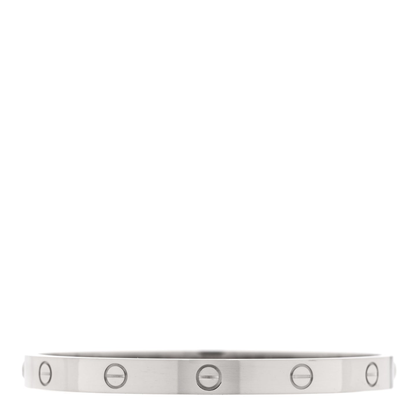 18K White Gold LOVE Bracelet 19