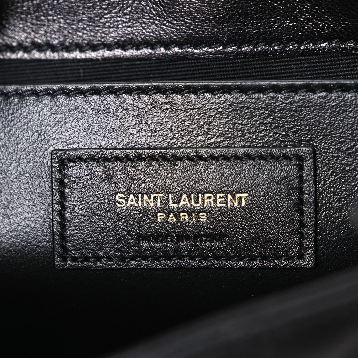 Saint Laurent Lambskin Quilted Monogram Mini Nolita Black 5 of 9