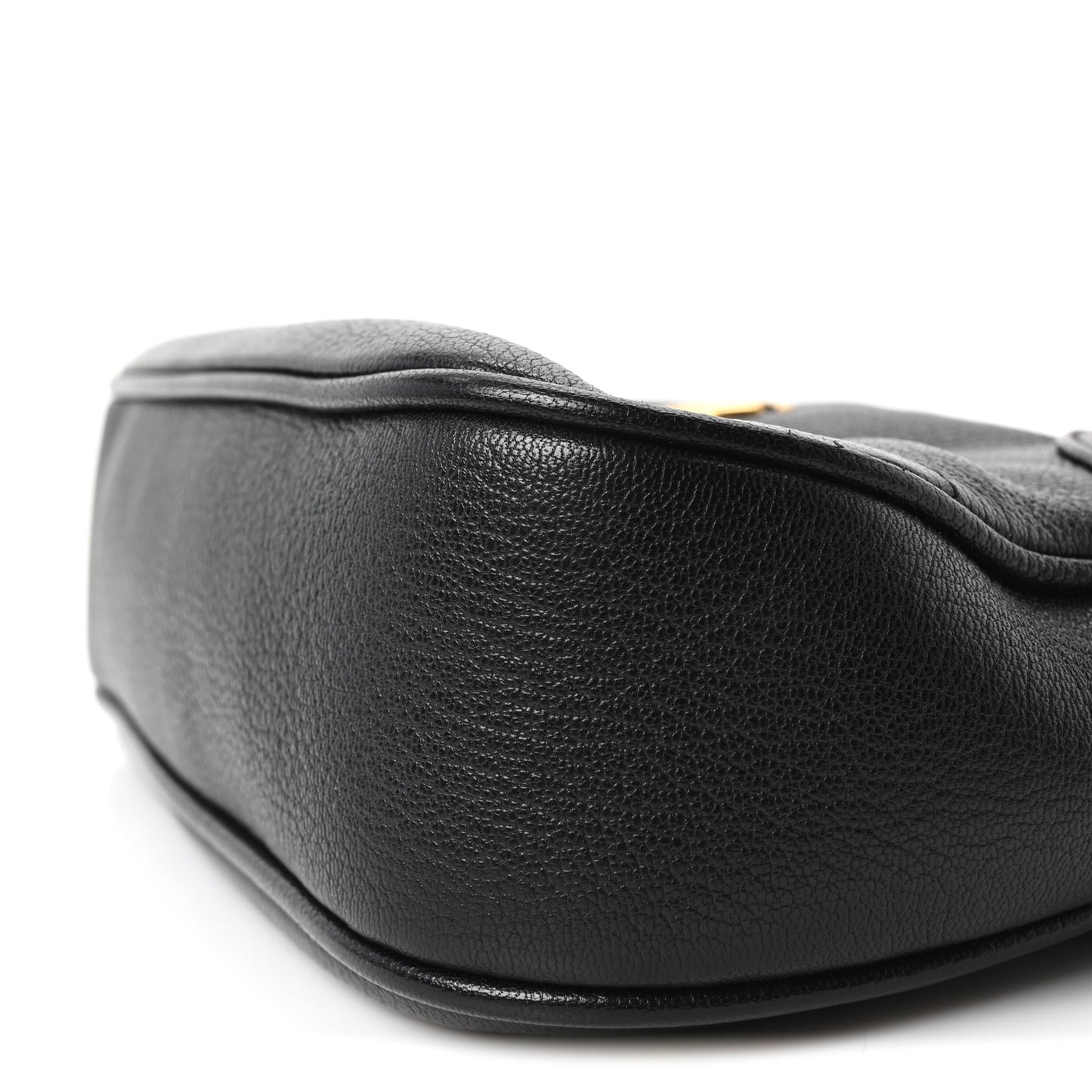 Goatskin Small Aphrodite Shoulder Bag Black