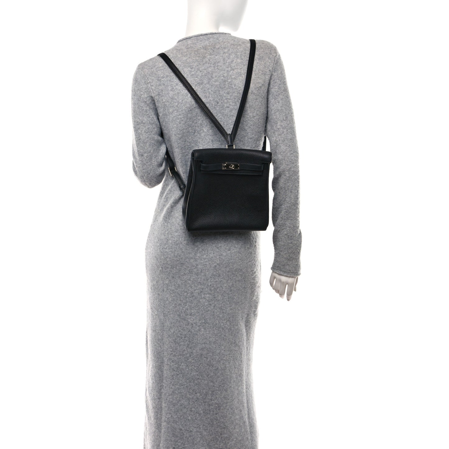 Taurillon Clemence Kelly Ado Backpack Black