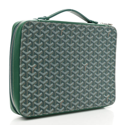Goyard Goyardine Universal Companion Portfolio Green 4 of 9