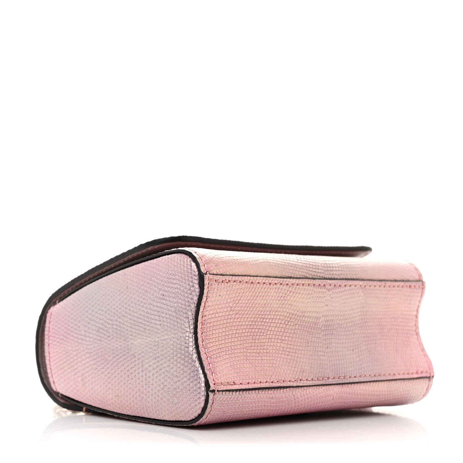 Louis Vuitton Iridescent Lizard Mini Swarovski Twist Shoulder Bag Pink 5 of 11