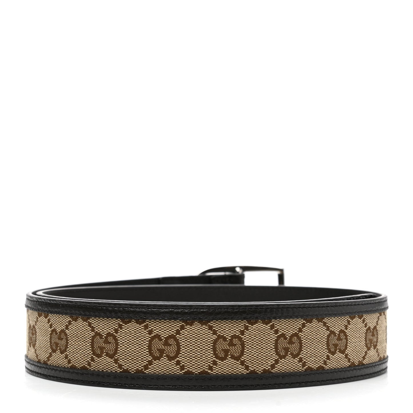 Monogram Dollar Calfskin 40mm Belt 85 34 Beige Ebony Testa di Moro