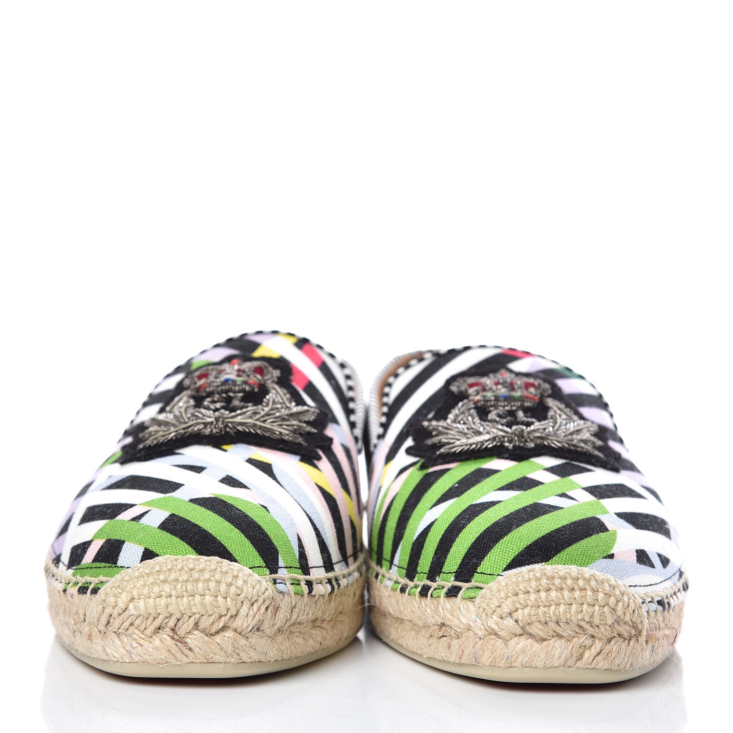 Christian Louboutin Canvas Mens Nanou Orlato Espadrilles 41 Multicolor 2 of 9
