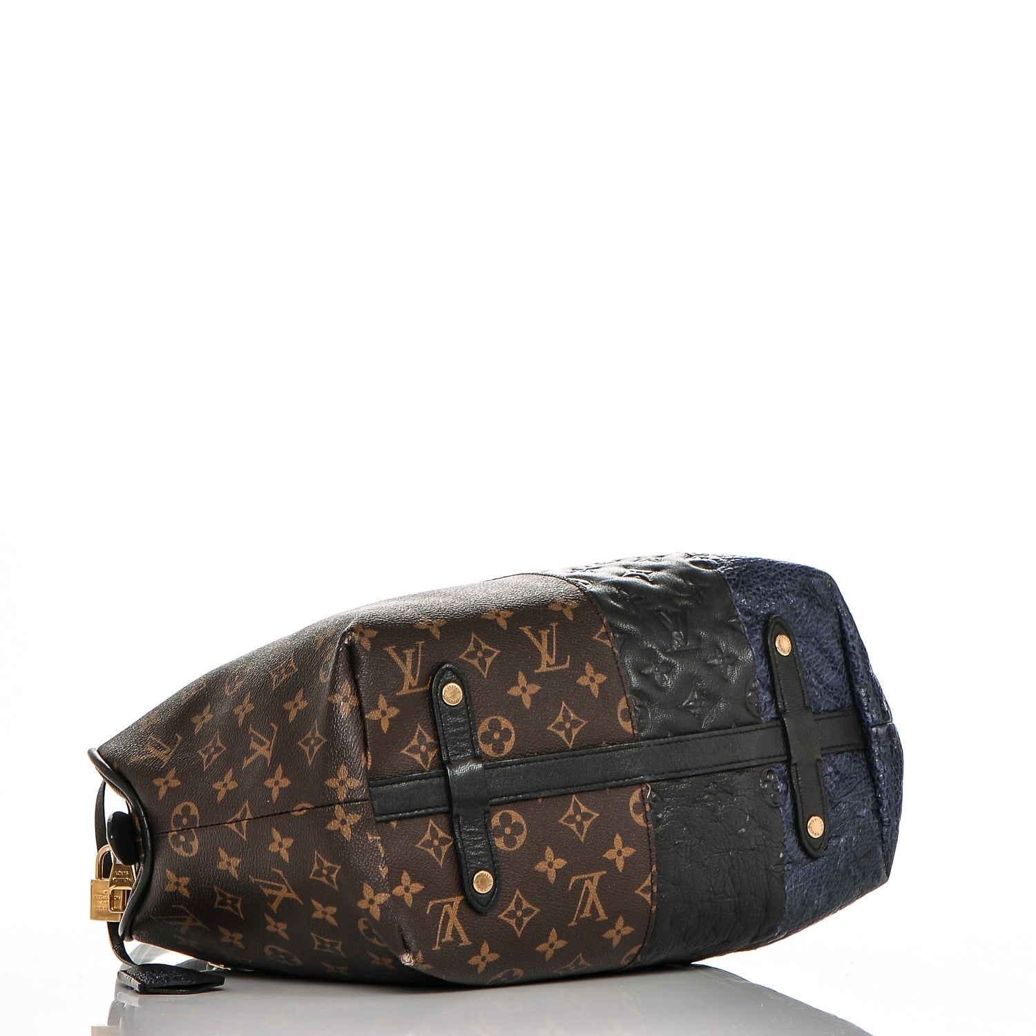 Louis Vuitton Monogram Stripes Medium Bag Marine 4 of 11