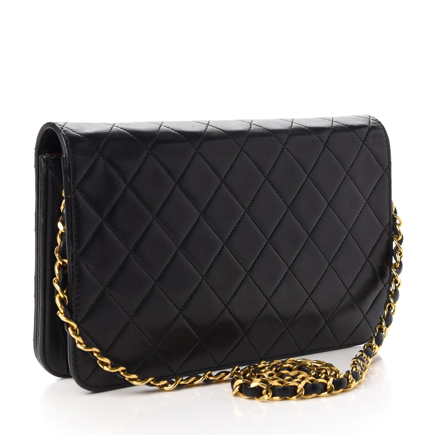 Chanel Lambskin Quilted Small Single Flap Bag Black 3 of 10