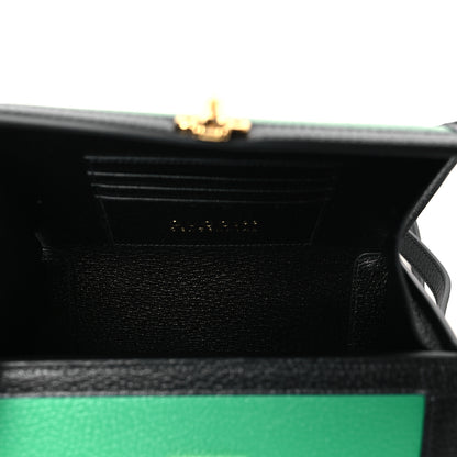 Gucci Grained Calfskin Gucci 100 Mini Bag Green 5 of 10
