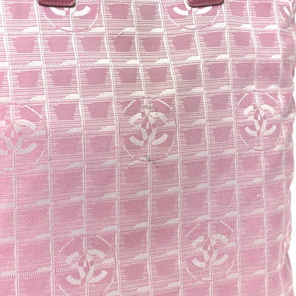 Chanel Nylon Large Travel Tote Pink 11 of 16