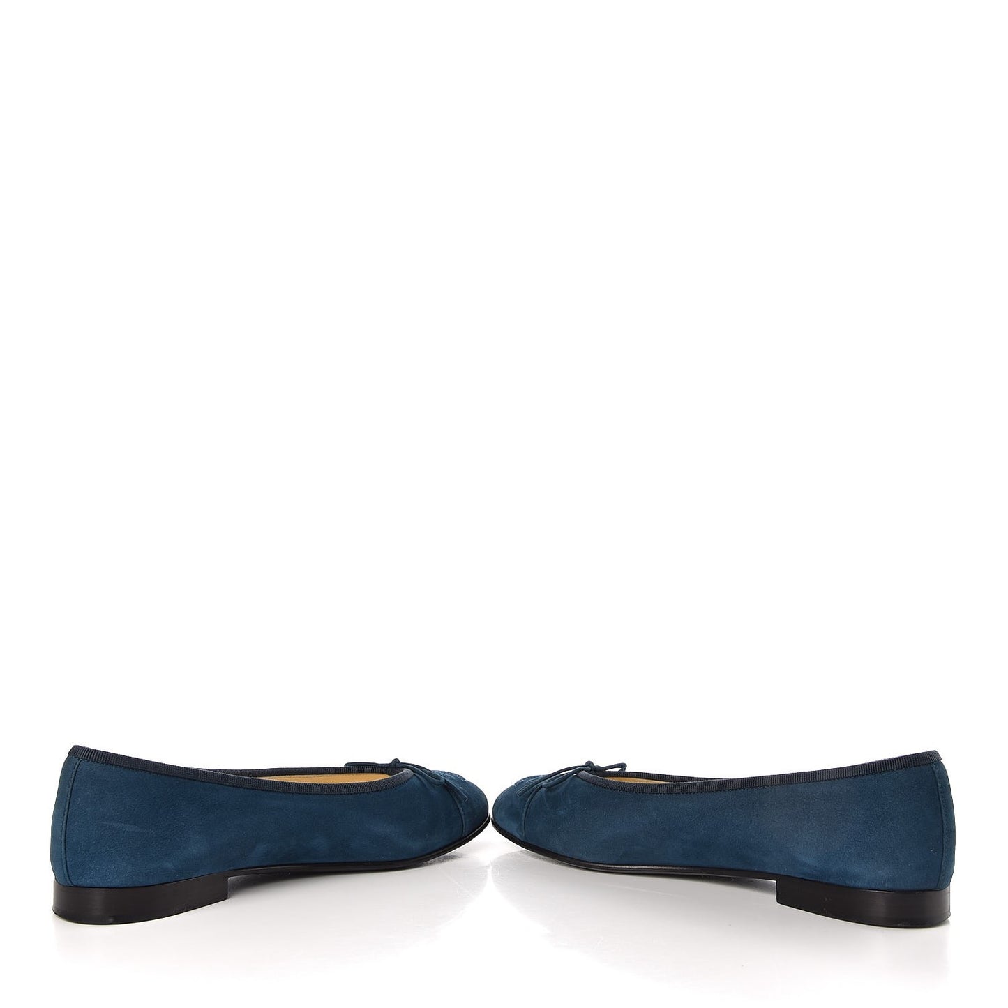 Suede Cap Toe CC Ballerina Flats 37.5 Blue