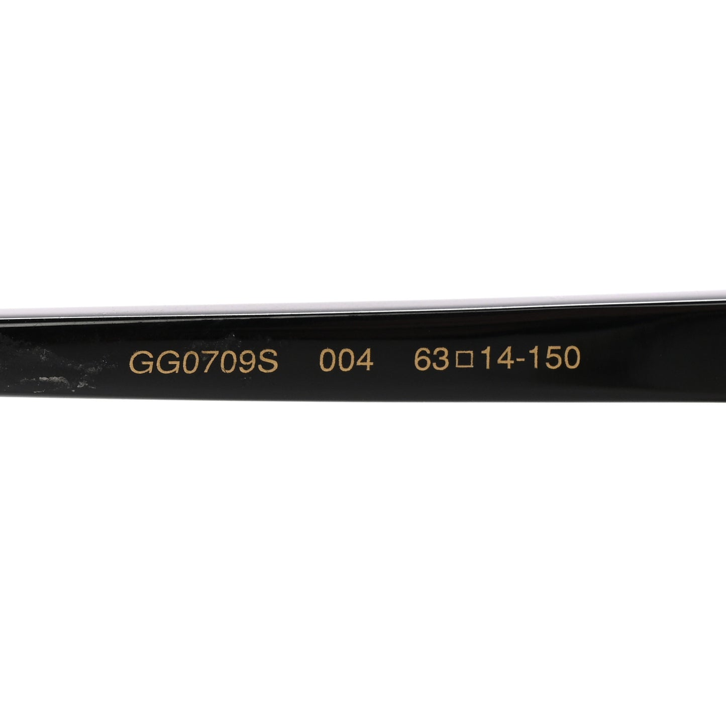 Acetate Square Frame GG0709S Sunglasses Black
