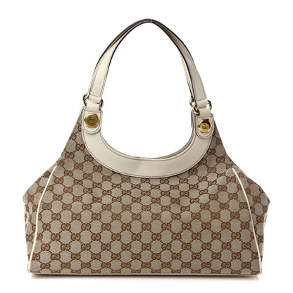 Gucci Monogram Medium Charmy Shoulder Bag Off White 1 of 12