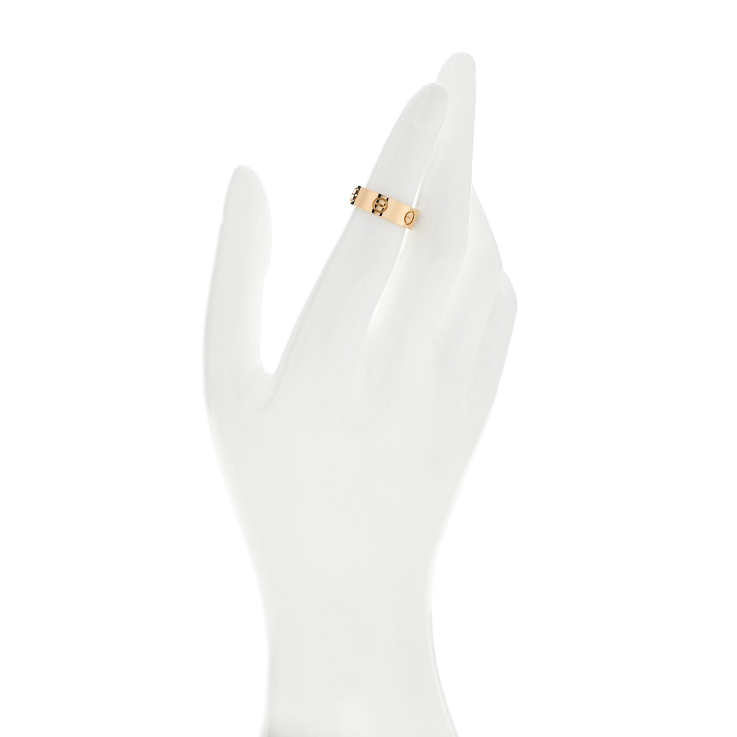 18K Yellow Gold 5.5mm LOVE Ring 48 4.5
