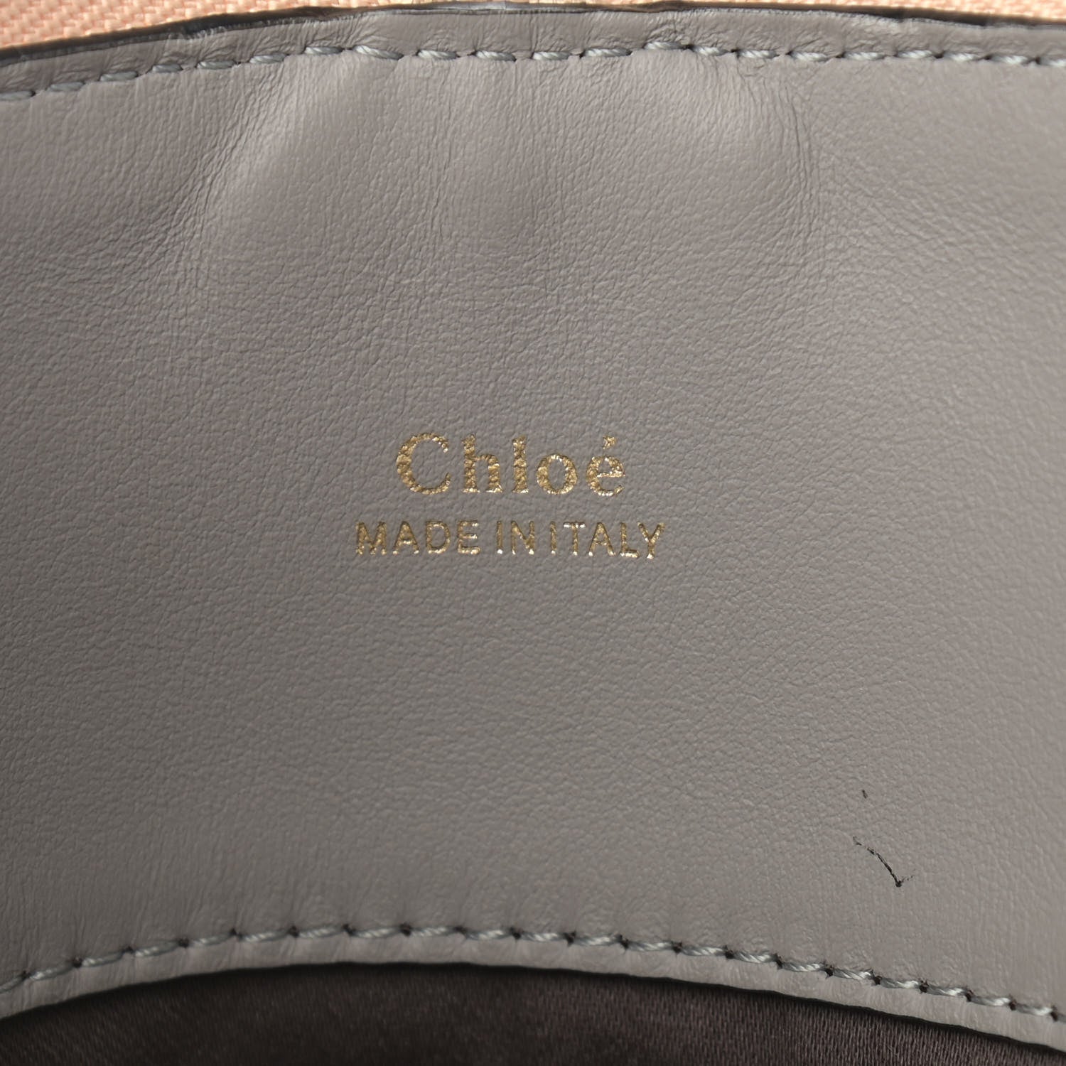 Chloe Smooth Calfskin Mini Baylee Tote Cashmere Grey 6 of 16