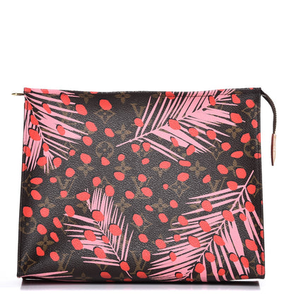 Louis Vuitton Monogram Jungle Dots Toiletry Pouch 26 Sugar Pink Poppy 1 of 8
