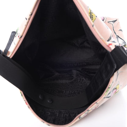 Chanel Cotton Canvas Hobo Pink 5 of 15
