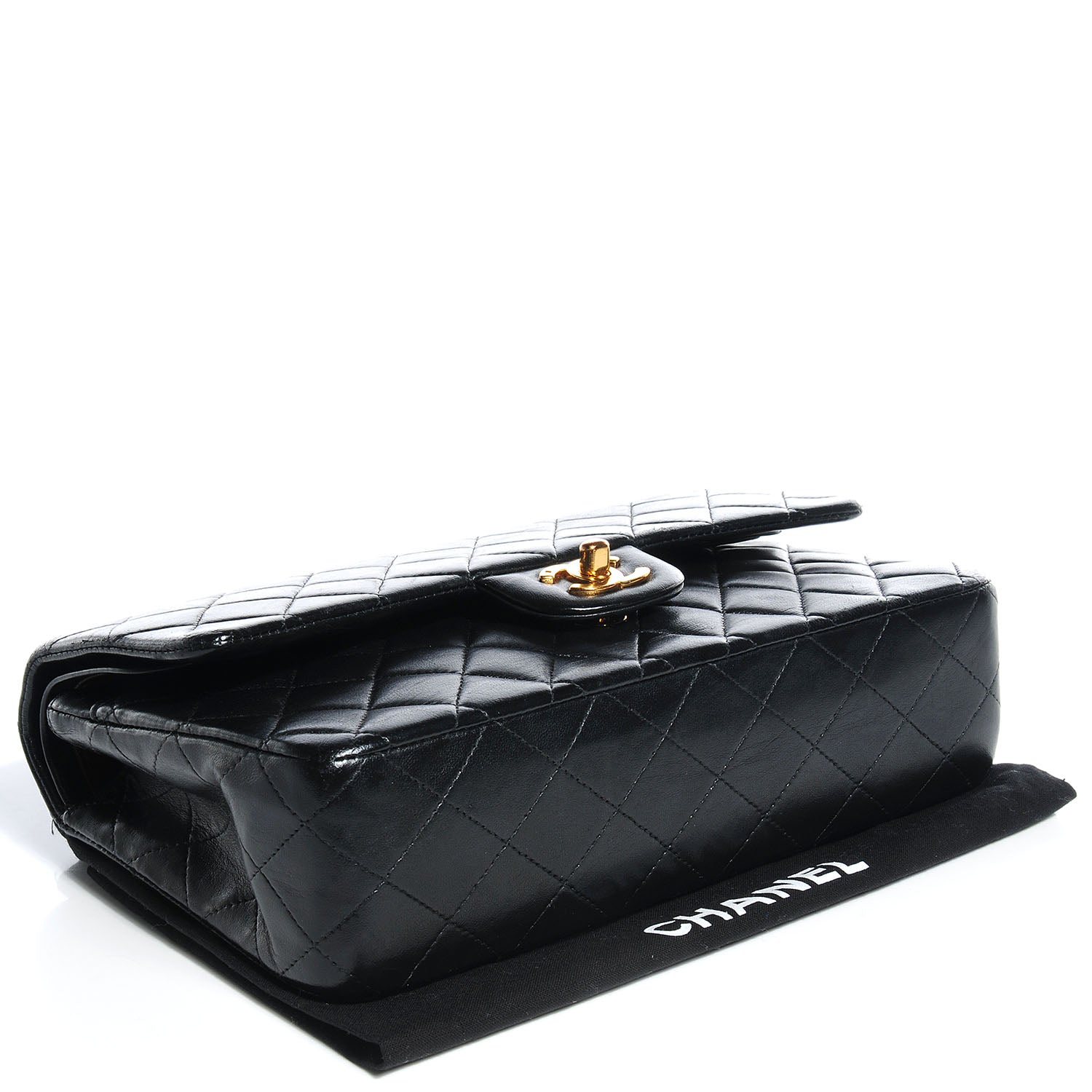 Chanel Lambskin Medium Double Flap Black 4 of 8