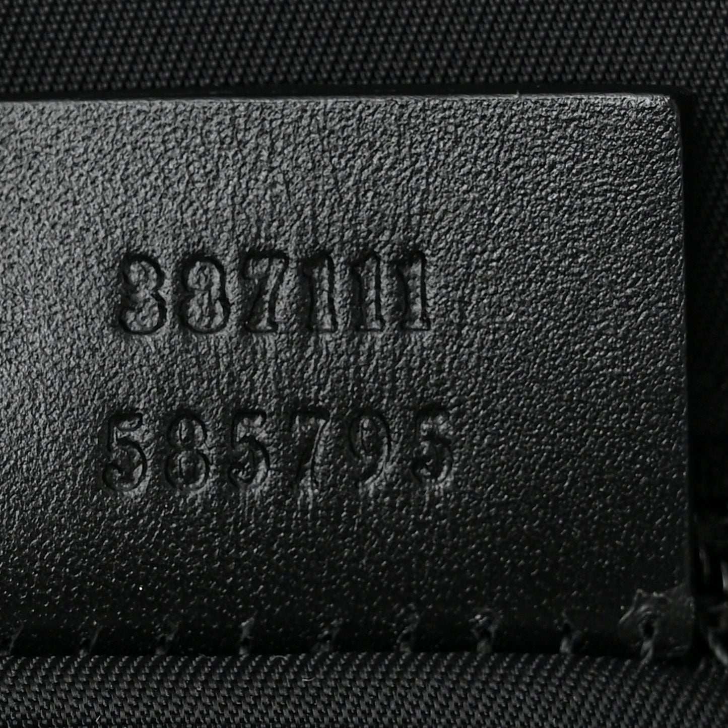 GG Supreme Monogram Web Messenger Bag Black