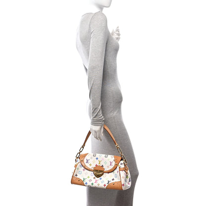 Louis Vuitton Monogram Multicolor Beverly MM White 2 of 9