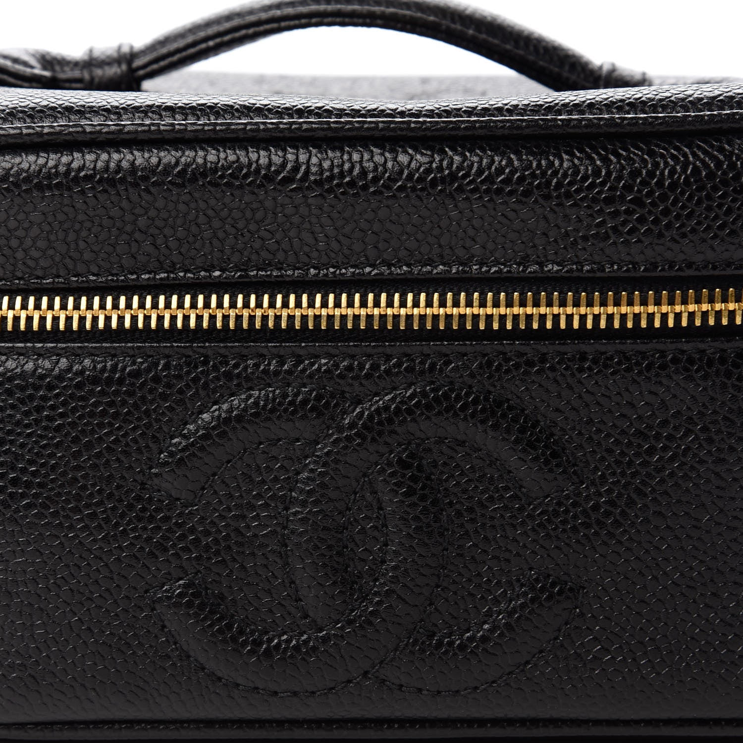 Chanel Caviar Vanity Cosmetic Case Black 11 of 11