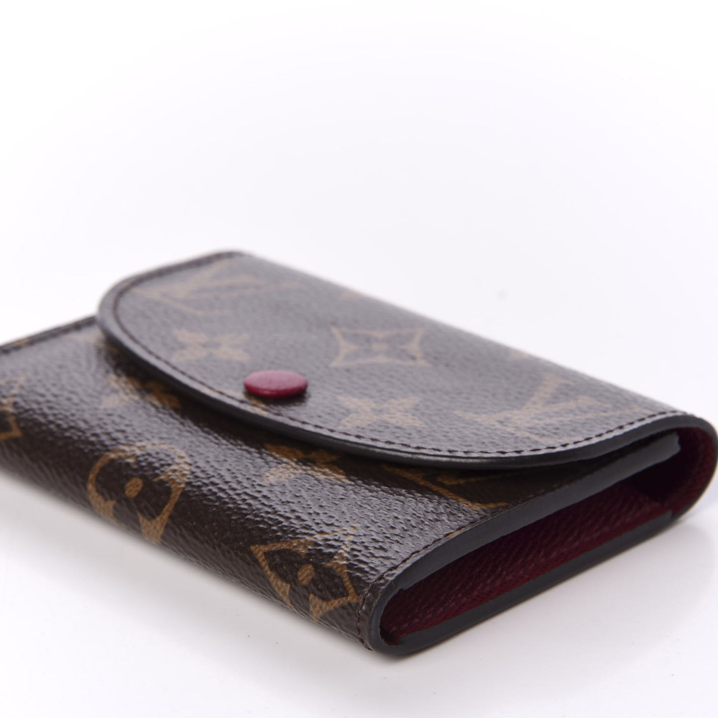 Monogram Rosalie Coin Purse Fuchsia