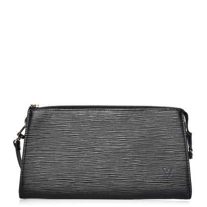 Louis Vuitton Epi Pochette Accessories 24 Black 1 of 9