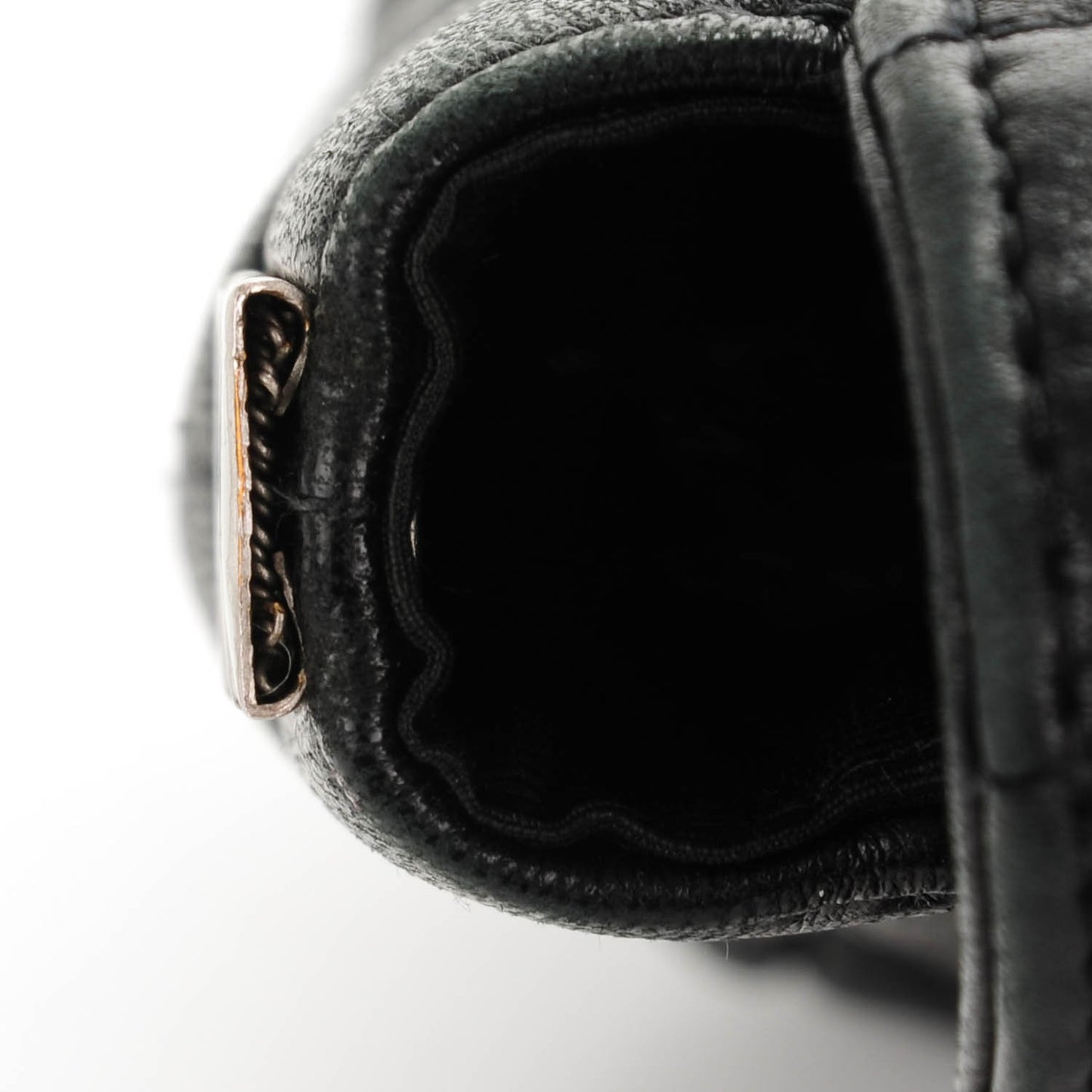 Lambskin Chocolate Bar Reissue Clutch Black