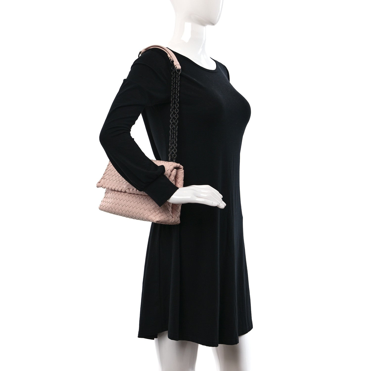 Bottega Veneta Nappa Intrecciato Small Olimpia Shoulder Bag Petale 2 of 8