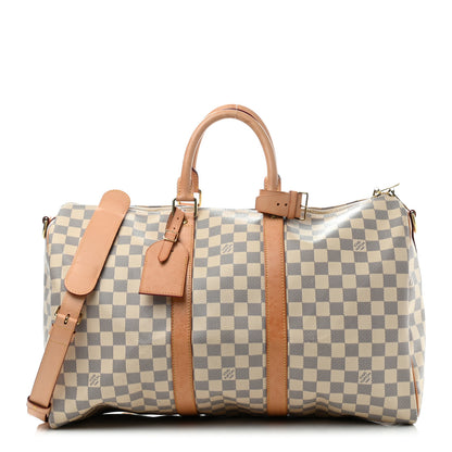 Louis Vuitton Damier Azur Keepall Bandouliere 45 1 of 15