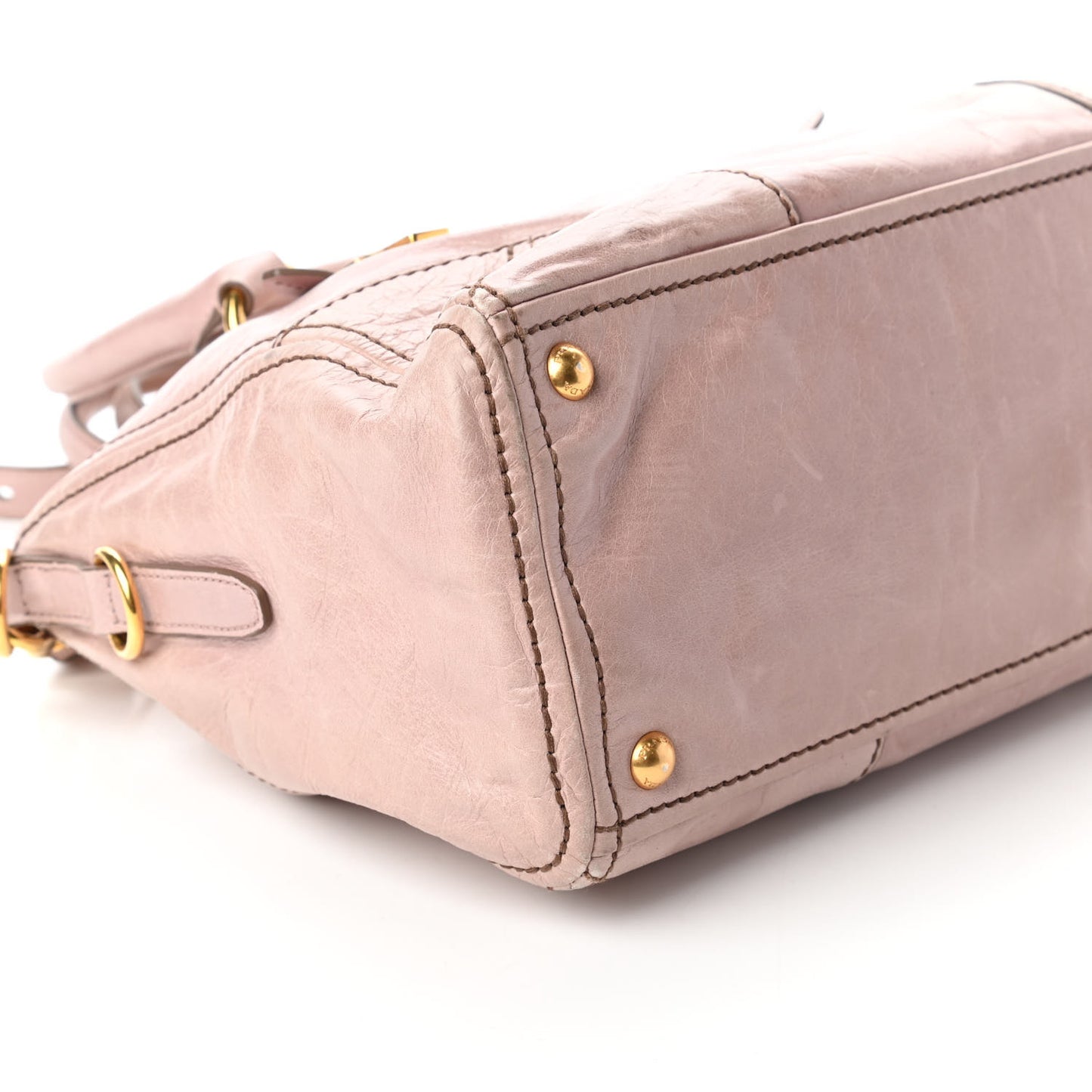 Vitello Shine Shopping Satchel Pesco