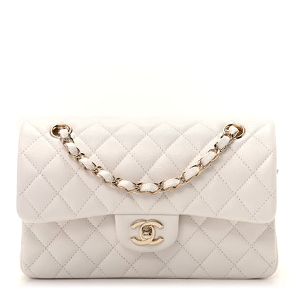 Chanel Caviar Quilted Small Double Flap White 1 of 10