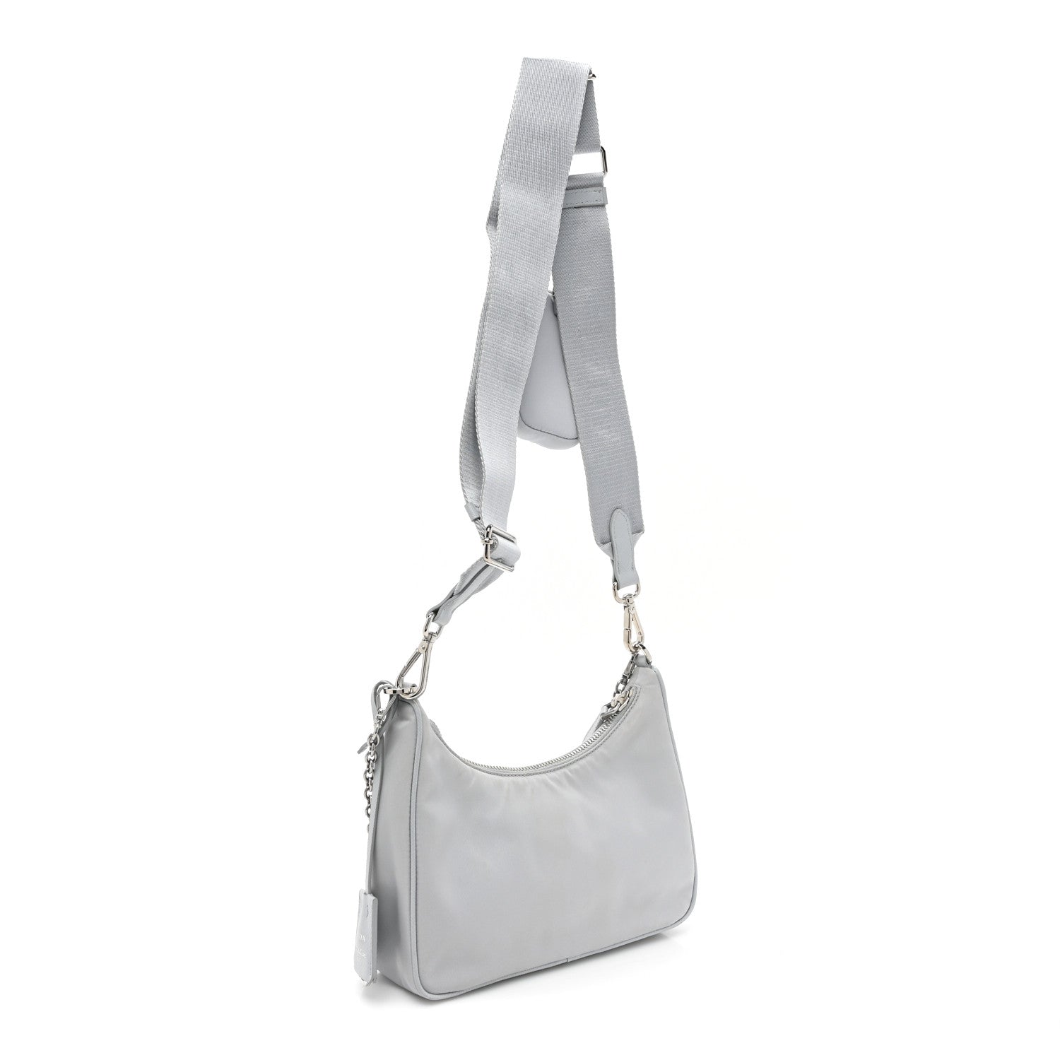 Prada Re-Nylon Saffiano Re-Edition 2005 Shoulder Bag Fiordaliso 3 of 11