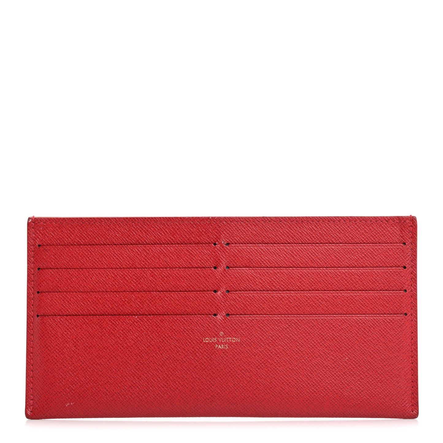 Calfskin Felicie Card Holder Insert Cherry