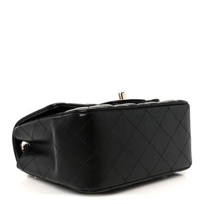Chanel Lambskin Quilted Mini Square Flap Black 4 of 12