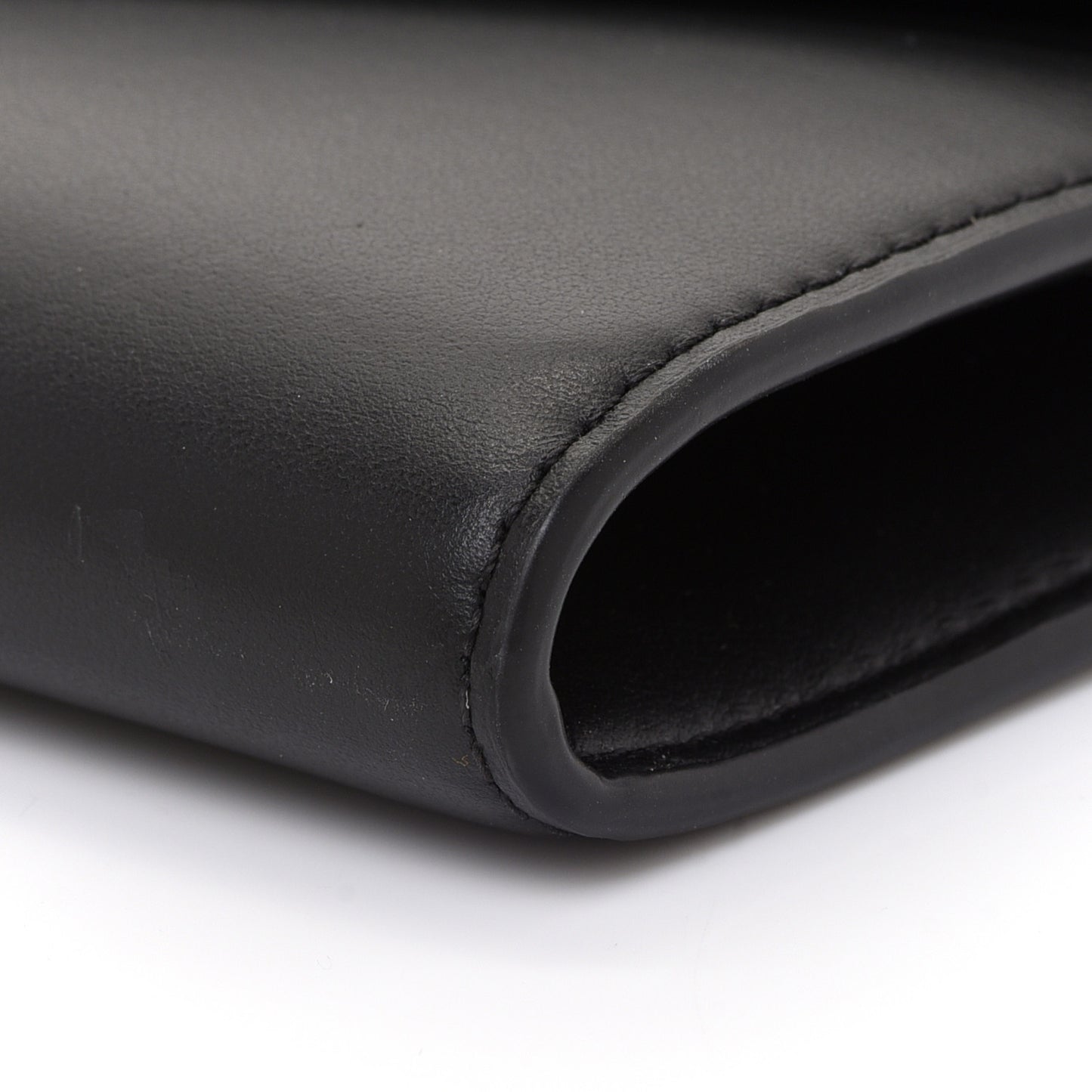 Smooth Calfskin Multiflap Chain Wallet Navy Multicolor