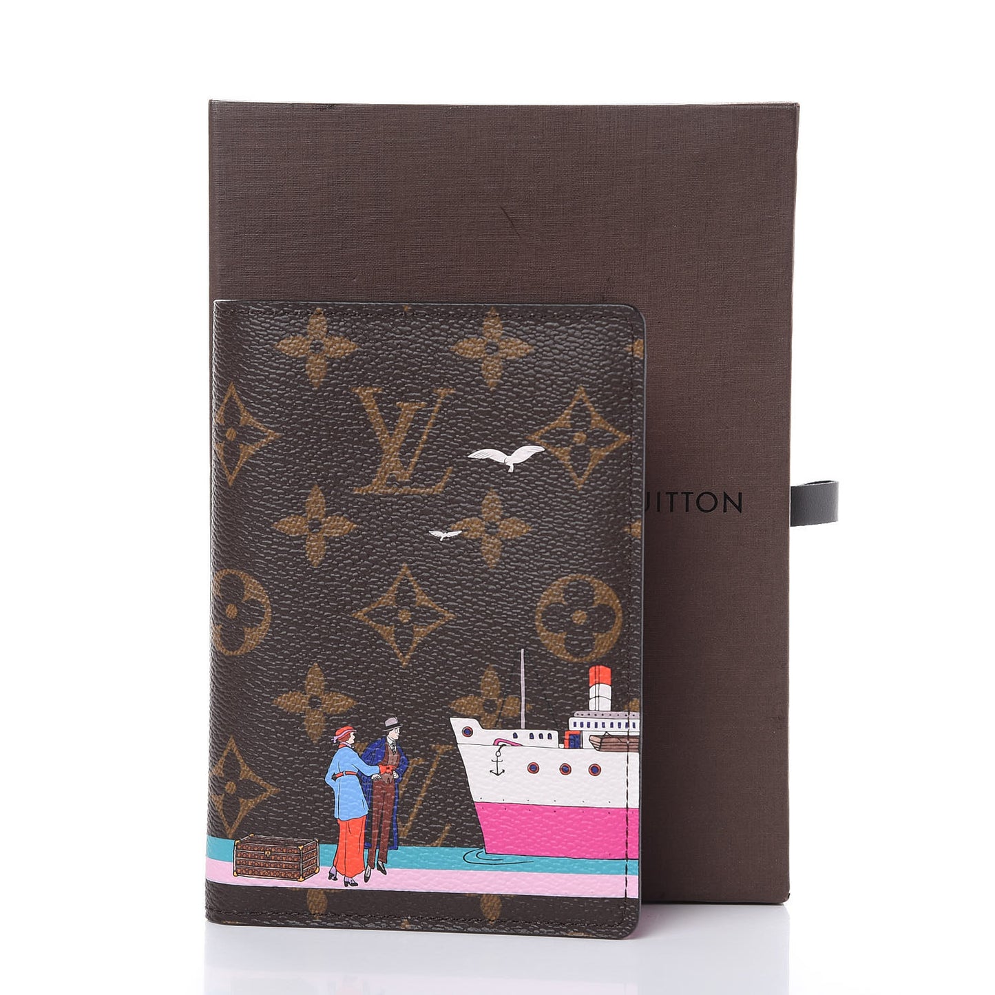 Monogram 2016 Christmas Animation Passport Cover Rose Ballerine