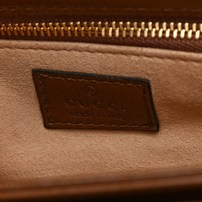 Gucci GG Supreme Monogram Horsebit 1955 Shoulder Bag Beige Brown Sugar 6 of 9