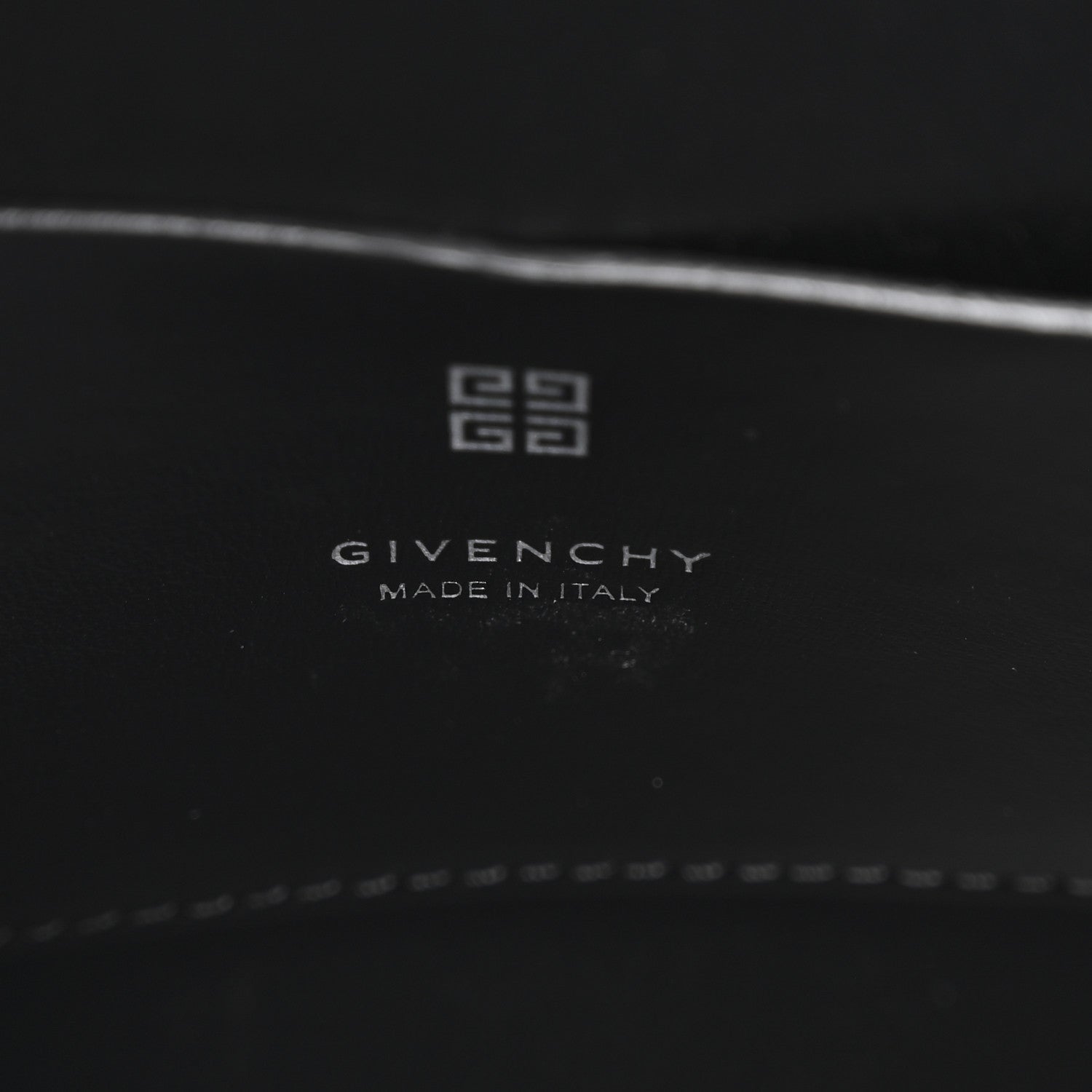 Givenchy Box Calfskin Shark Lock Bucket Bag Black 6 of 9